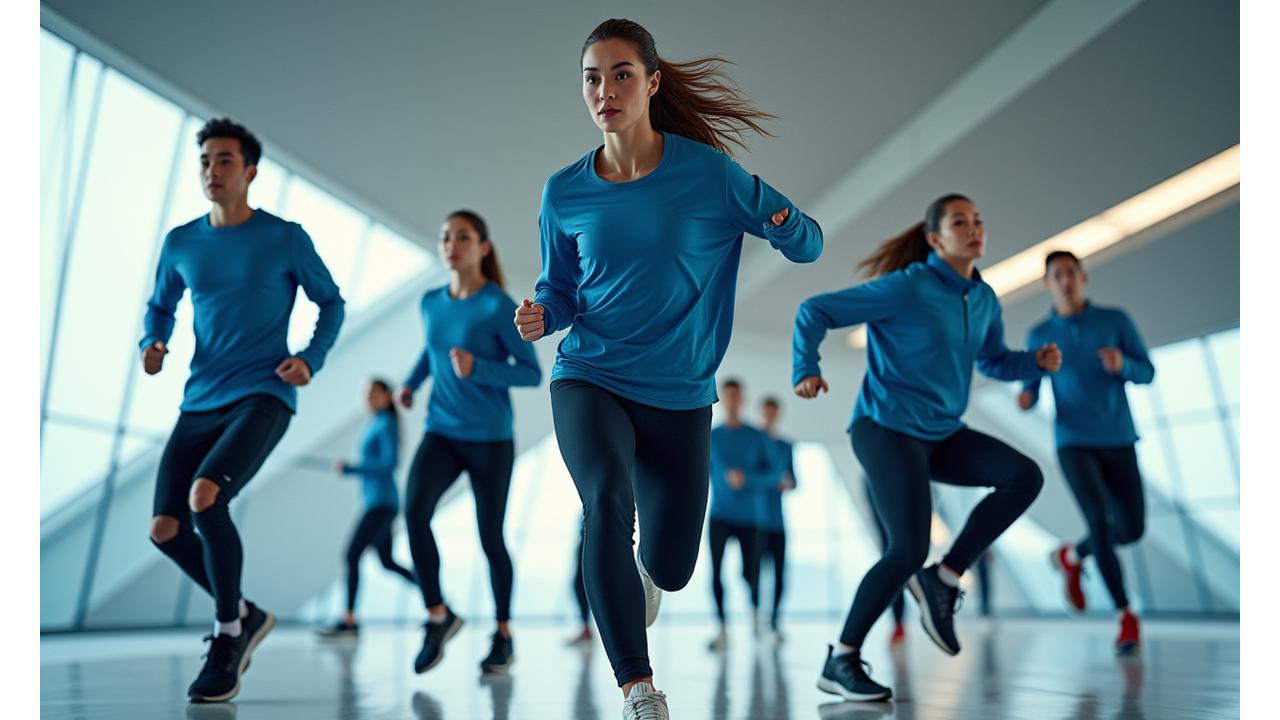 Horizon Peak Athletics 고성능 운동복 컬렉션, 다양한 스포츠웨어 모델