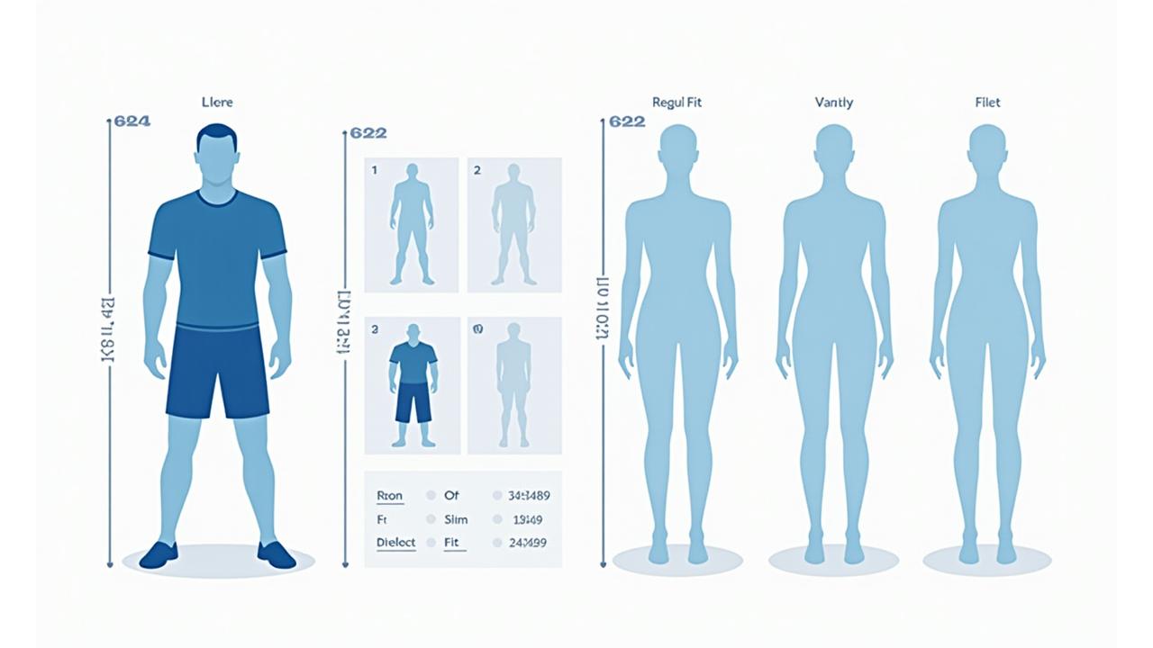 남녀 신체 치수 측정 방법과 상세 사이즈표