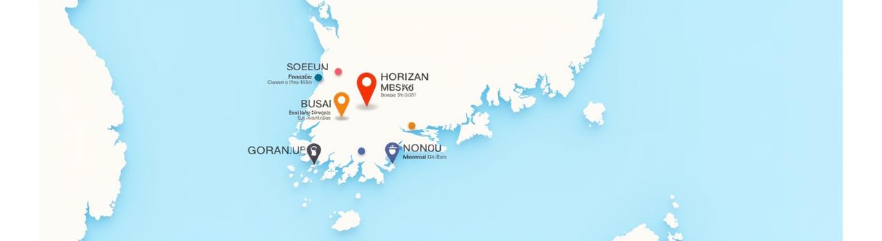 Horizon Peak Athletics 서울 본사 및 전국 지점 위치 지도