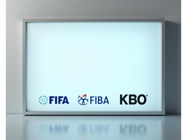 FIFA, FIBA, KBO 로고 인증서 이미지